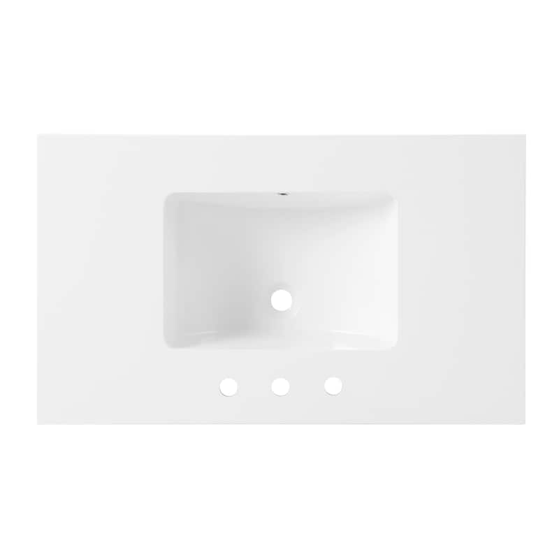 Monterey 37" Farmhouse Single Bathroom Vanity with Top