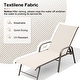 preview thumbnail 21 of 72, Outdoor Patio Lounger Aluminum Adjustable Chaise Lounge Chairs with Arms (Set of 2/4) - See Picture