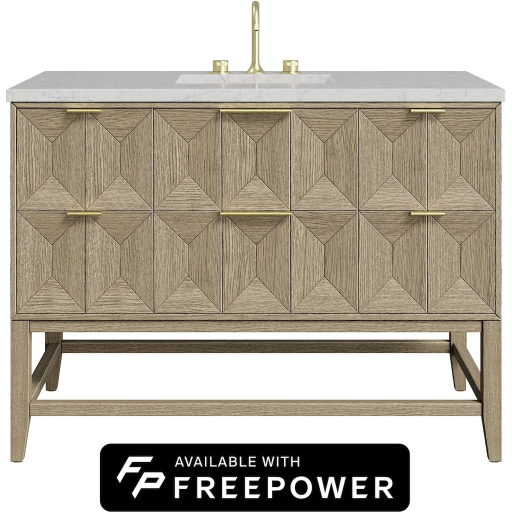 James Martin Vanities D100-V48-FEJP Emmeline 48" Free Standing Single