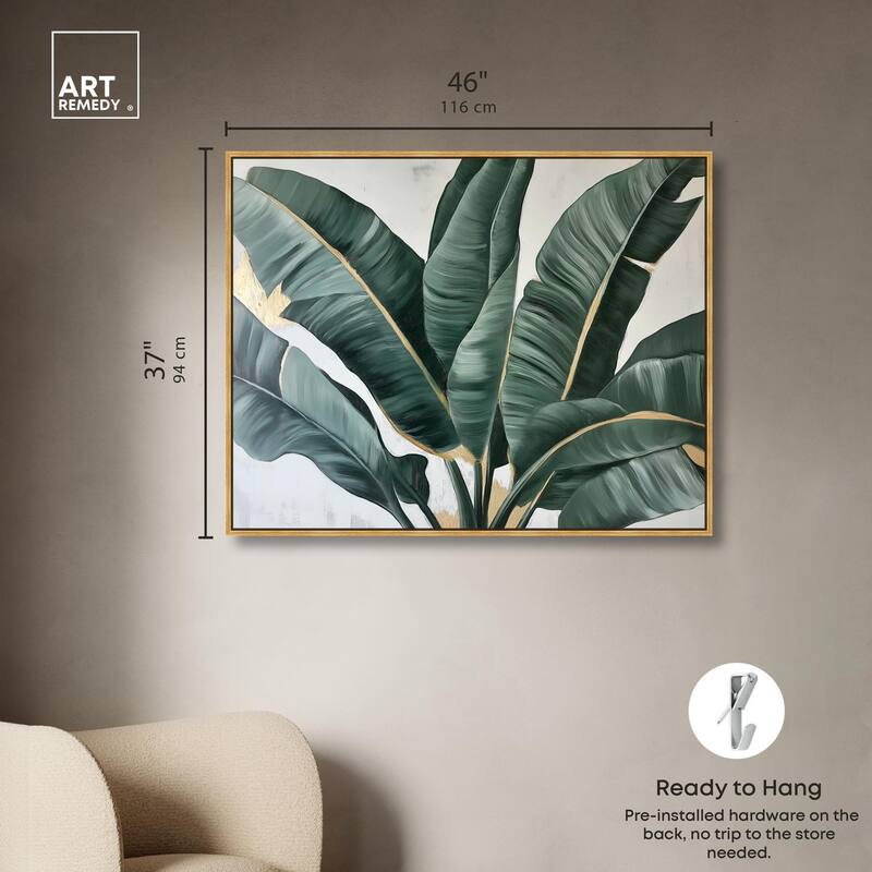 Jungle Jewel Jade II Canvas by Art Remedy