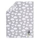 preview thumbnail 3 of 4, Lambs & Ivy Disney Baby Moonlight Mickey Mouse Gray Soft Fleece Baby Blanket