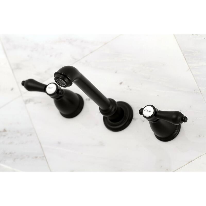 Kingston Brass Heirloom 3-Hole Wall Mount Roman Tub Faucet