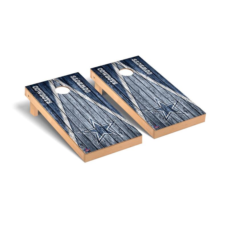 Dallas Cowboys NFL Football Triangle Cornhole Board Set - NO Accessories