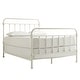 preview thumbnail 10 of 33, Giselle Victorian Iron Metal Bed by iNSPIRE Q Classic Antique White - Queen