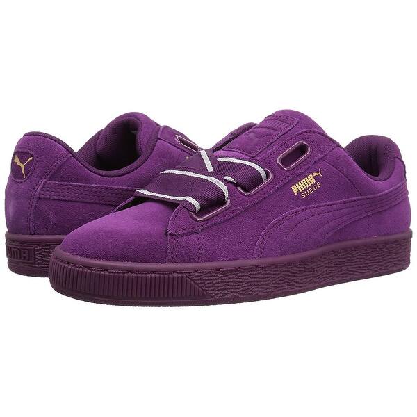Shop Puma Women S Suede Heart Satin Wn Sneaker Overstock 24305947