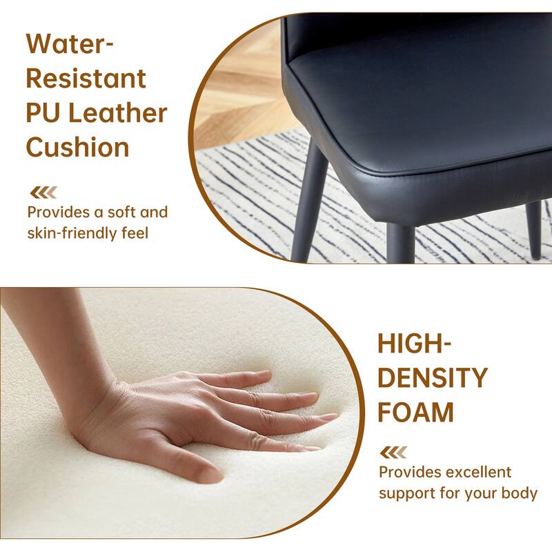 Wood Kitchen Table Set with 4 Vertical Stripe Chairs, 5-Piece Round Dining Set with Extendable Dining Table