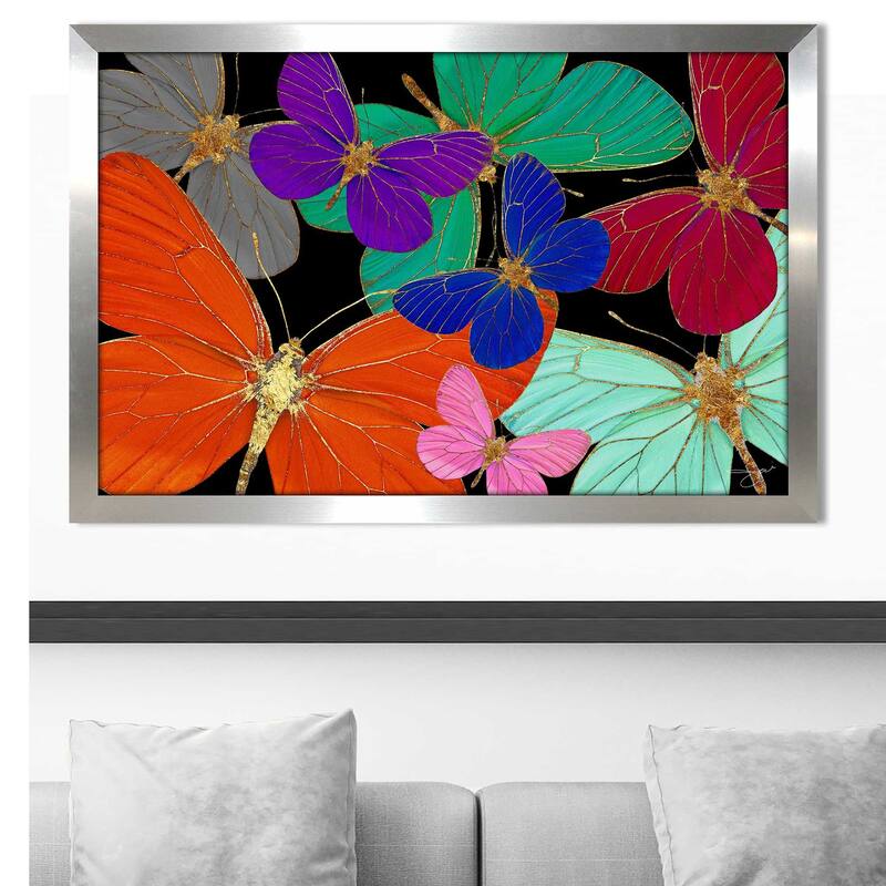 "Colorful Butterflies" by Jodi Print on Acrylic