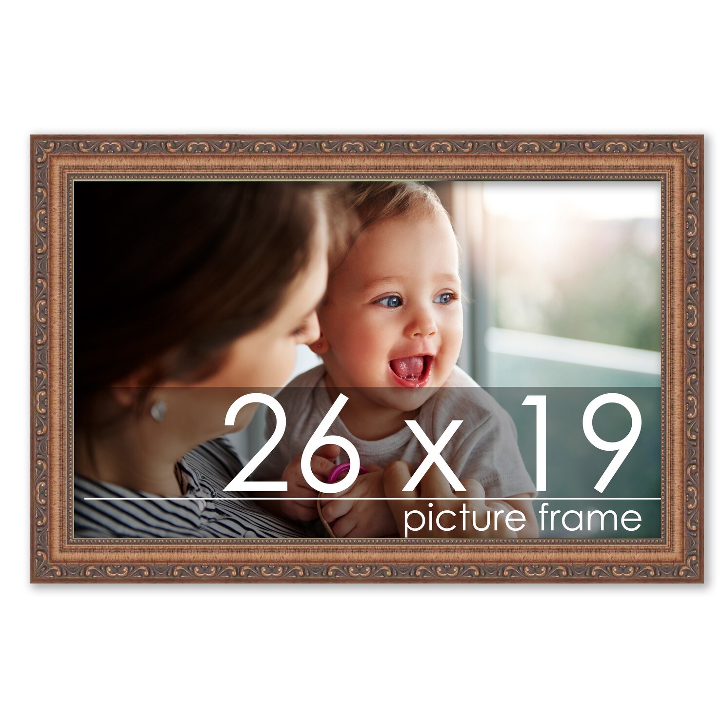 24x30 Frame Antique Acid Finish Wood Picture Frame with UV Acrylic, Foam  Board Backing, & Wall Hanging Hardware - On Sale - Bed Bath & Beyond -  38751129