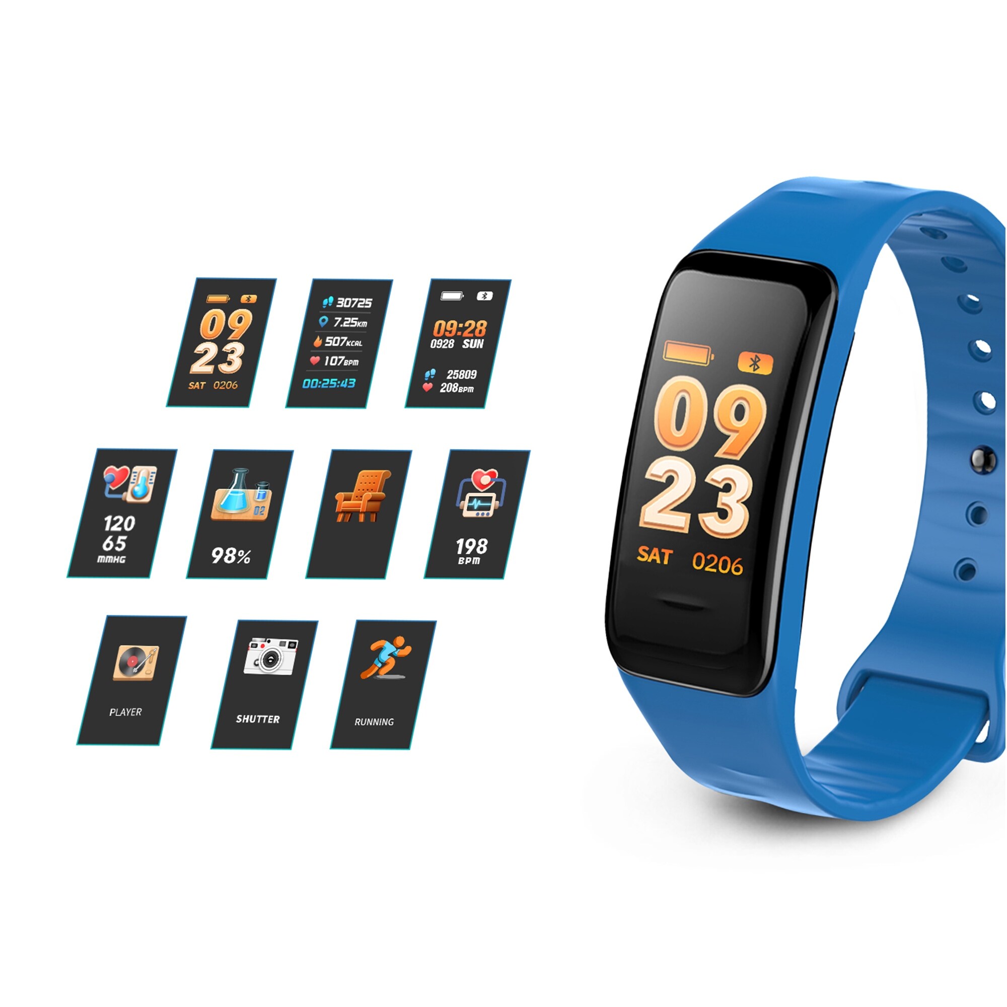 agptek fitness tracker watch