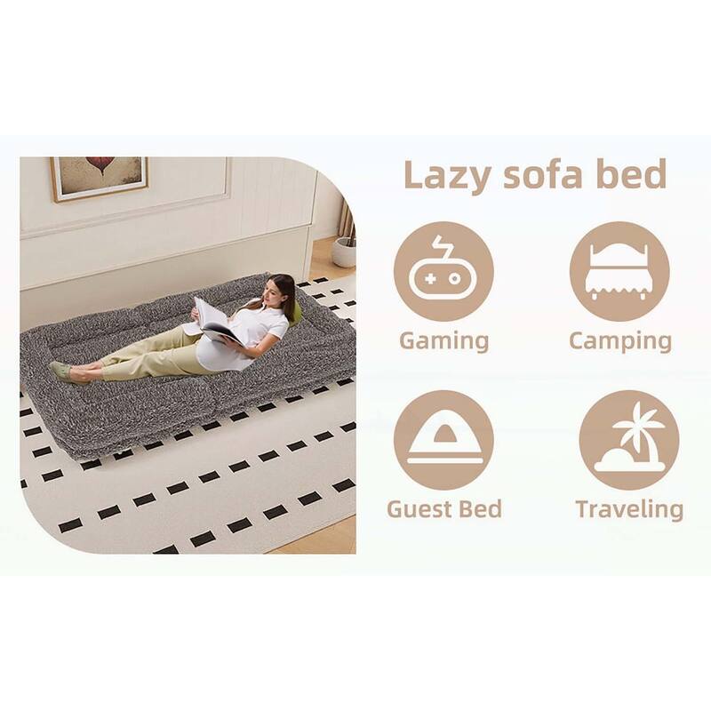 Folding Sofa Chair with 5 Adjustable Positions,Floor Lounge for Gaming,Meditation,and Relaxation
