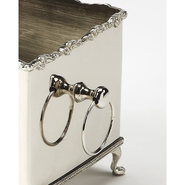 Butler Cascio Silver Planter - Bed Bath & Beyond - 34283301
