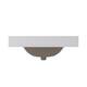 CRAFT + MAIN QZ31224R 31" Quartz Vanity Top with Backsplash and