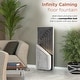 preview thumbnail 4 of 10, Alpine Corporation 40" Tall Indoor/Outdoor Infinity Calming Floor Fountain, Grey