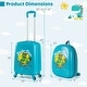 preview thumbnail 20 of 29, Costway 16” Carry-on Suitcase & 13” Backpack with 4 Spinner Wheels & - See Details