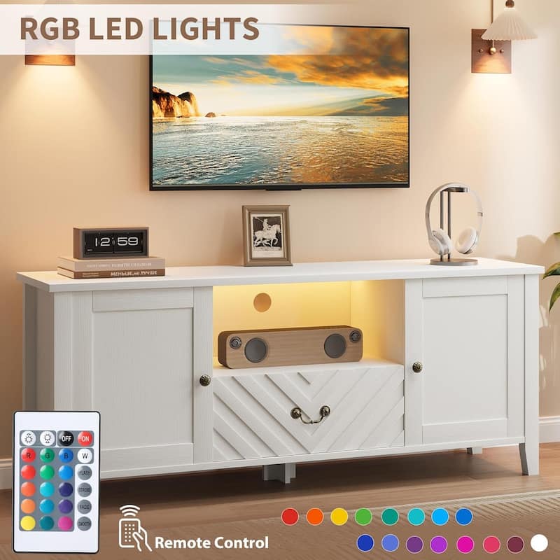 Entertainment Center TV Console Table, TV Stands for Living Room for 65 Inch TV - N/A