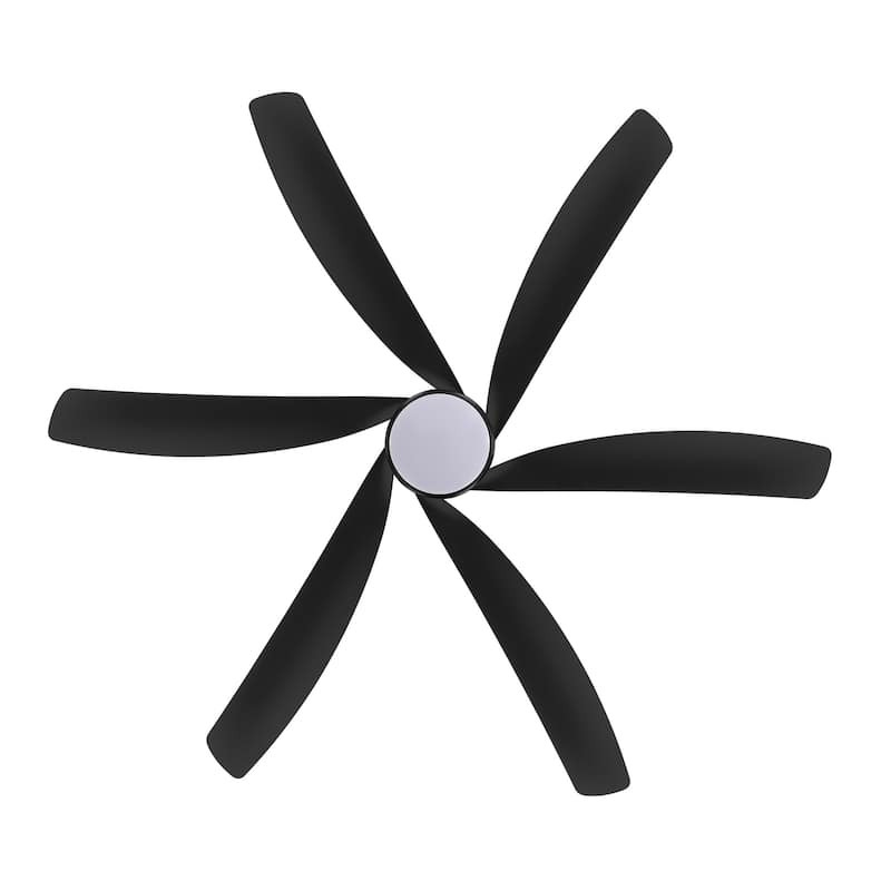 64" Large Propeller LED Ceiling Fan with Remote Control and Light Kit