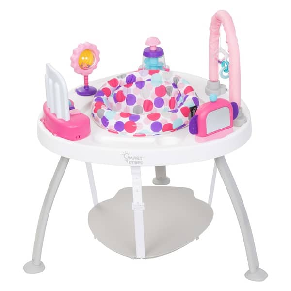 slide 2 of 5, Smart Steps Bounce N' Play 3-in-1 Activity Center PLUS, Princess Pink