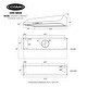 preview thumbnail 11 of 10, Cosmo 48 in. Ducted Under Cabinet Range Hood with Touch Controls, Permanent Filters, 4-Speed Fan, LED Lights in Stainless Steel