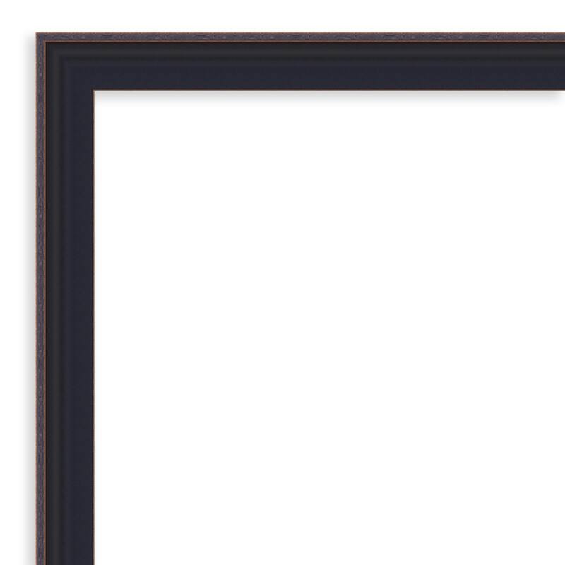 Havana Non-Beveled Framed Full-Length Floor Leaner Mirror - Havana Black Bronze - 27 x 63 in