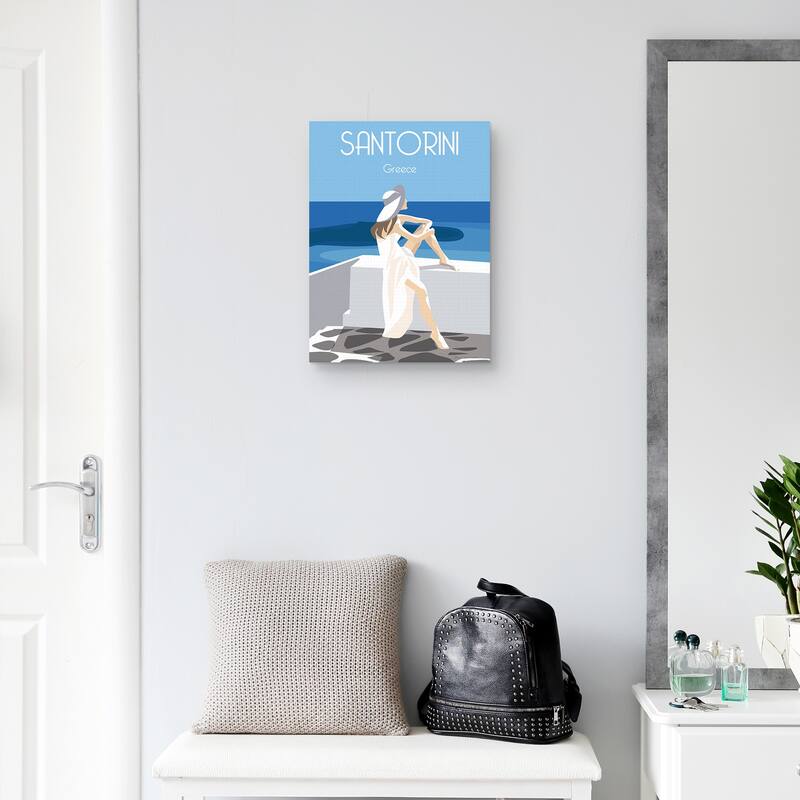 Santori Canvas Art Print