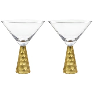American Atelier Daphne Martini Glasses Set of 2 - 9 oz.