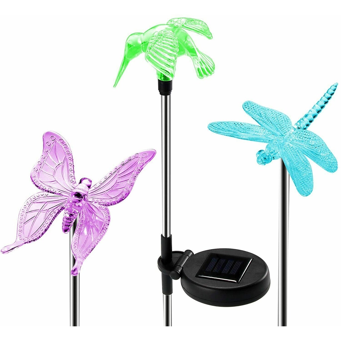 DRAGONFLY NEW Free Ship! BUTTERFLY or FLOWER 10 Mini LED String Lights 
