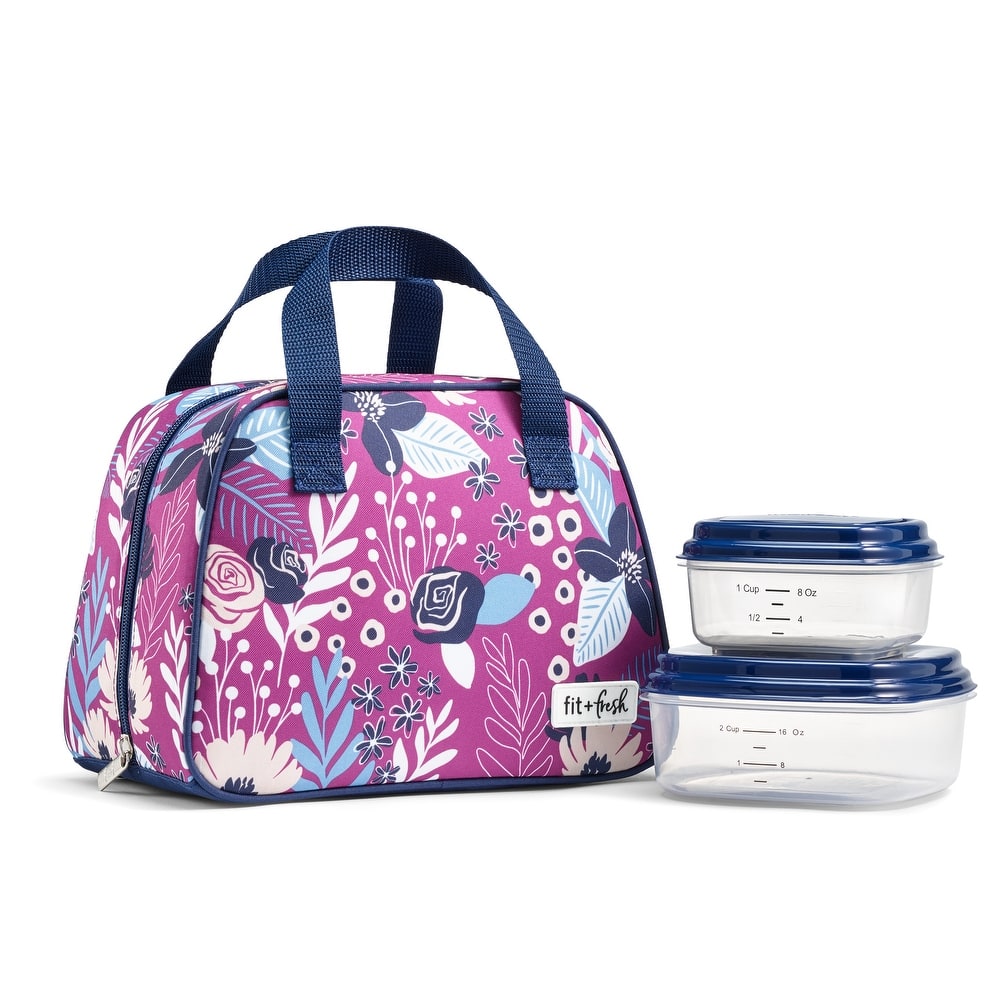 Fit & Fresh - Bristol Lunch Kit - Berry Lily Oasis