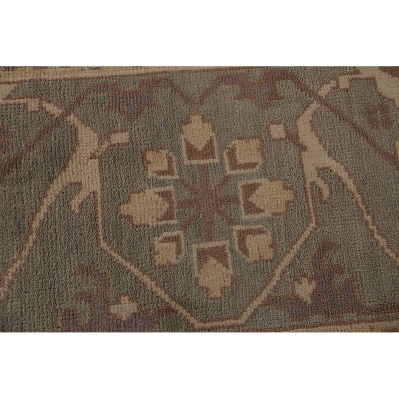 Palace Size Oushak Oriental Large Rug Handmade Wool Carpet - 12'3"x 14'0"