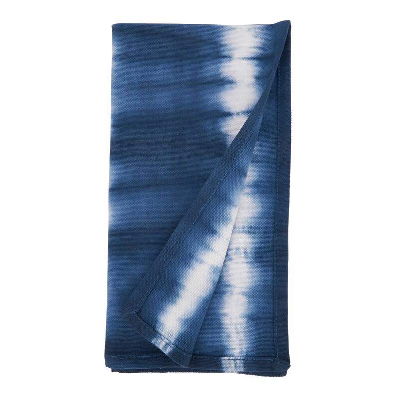 Groovy Tie Dye Table Napkin with Striped Pattern (Set of 4)