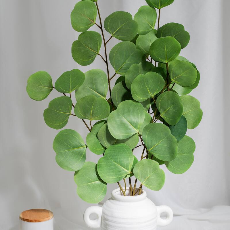 Green Artificial Eucalyptus Branch (1 Stem)