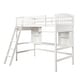 preview thumbnail 8 of 34, Twin Loft Bed with Shelves, Desk, and Ladder - Perfect for Multi-Use Spaces