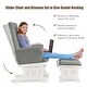 preview thumbnail 17 of 30, Costway Baby Nursery Relax Rocker Rocking Chair Glider & Ottoman Set - See Details