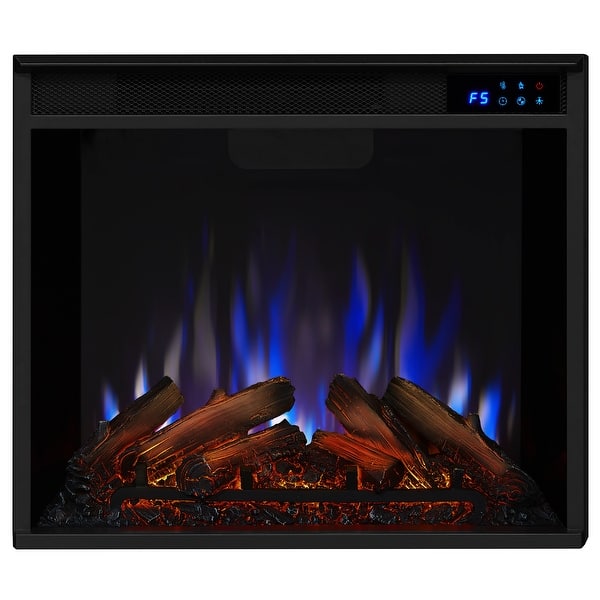 Shop Fresno Electric Media Fireplace In Black 71 73l X 18 98w X 29 88h Overstock 8438680