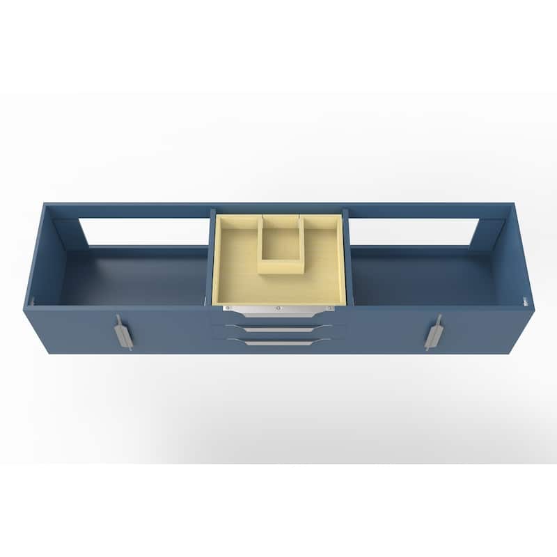 Alpine 72" Wall Mounted Bathroom Vanity (Base Only)