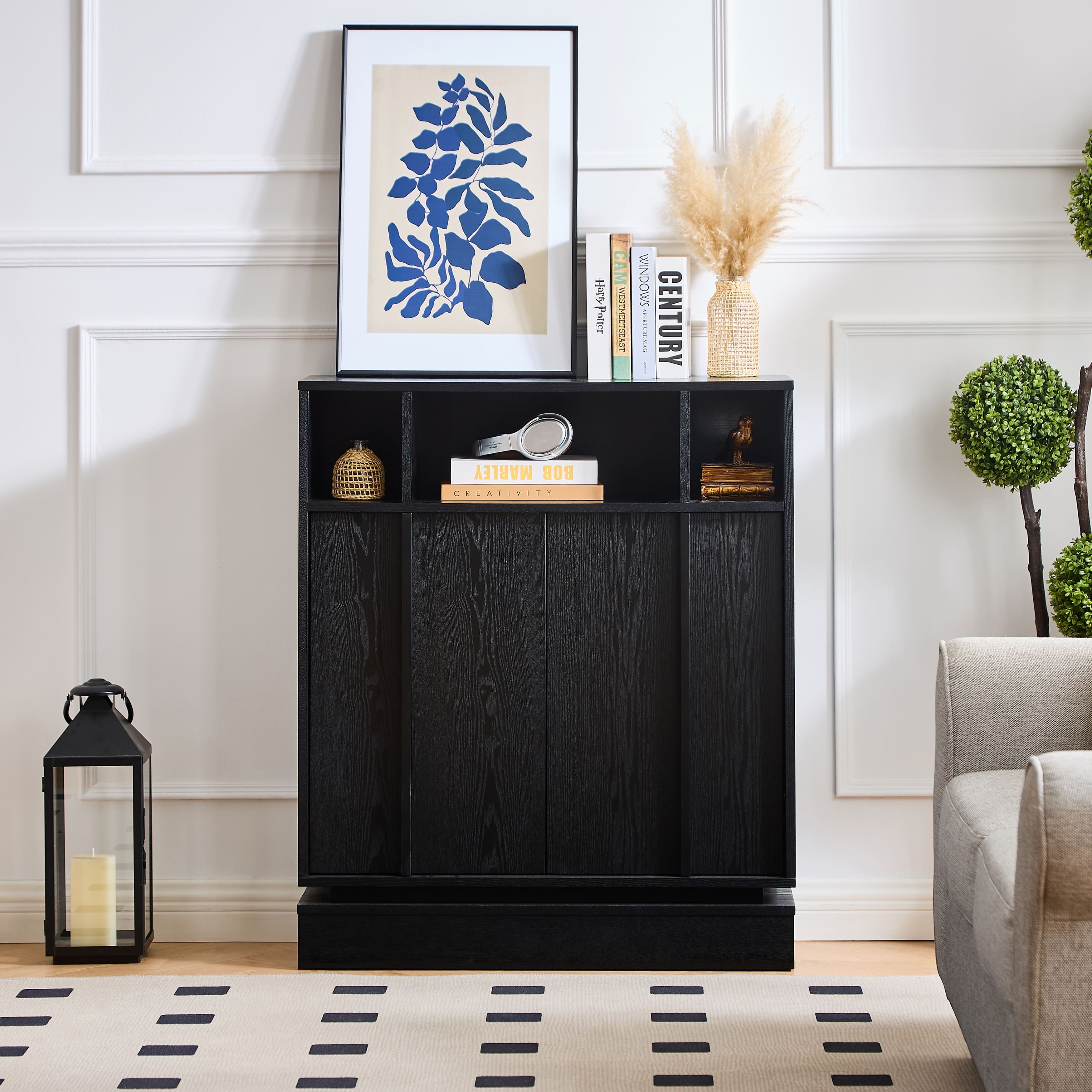 Sideboard Buffet Cabinet with Storage,2 Doors & Adjustable Shelf,