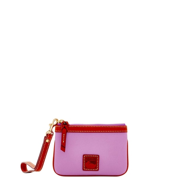 Dooney & Bourke Calf Medium Wristlet (Introduced by Dooney & Bourke at $68 in Nov 2013) - Mushroom