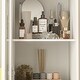 preview thumbnail 7 of 17, 70.9"H Combo Chest Dresser Storage Cabinet with Glass Door White