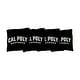 preview thumbnail 1 of 1, Cal Poly Mustangs Black Cornhole Bags All-Weather Resin Filled