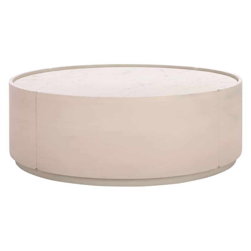 SAFAVIEH Couture Alanabella Marble Roundd Coffee Table - 44"W x 44"D x 15"H