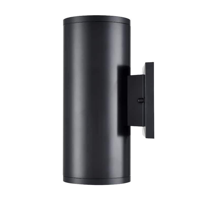 Vegas LED Outdoor Wall Sconce Powder Coated Black
