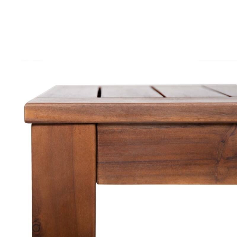 Manila Acacia Wood Outdoor Dining Bench by Christopher Knight Home