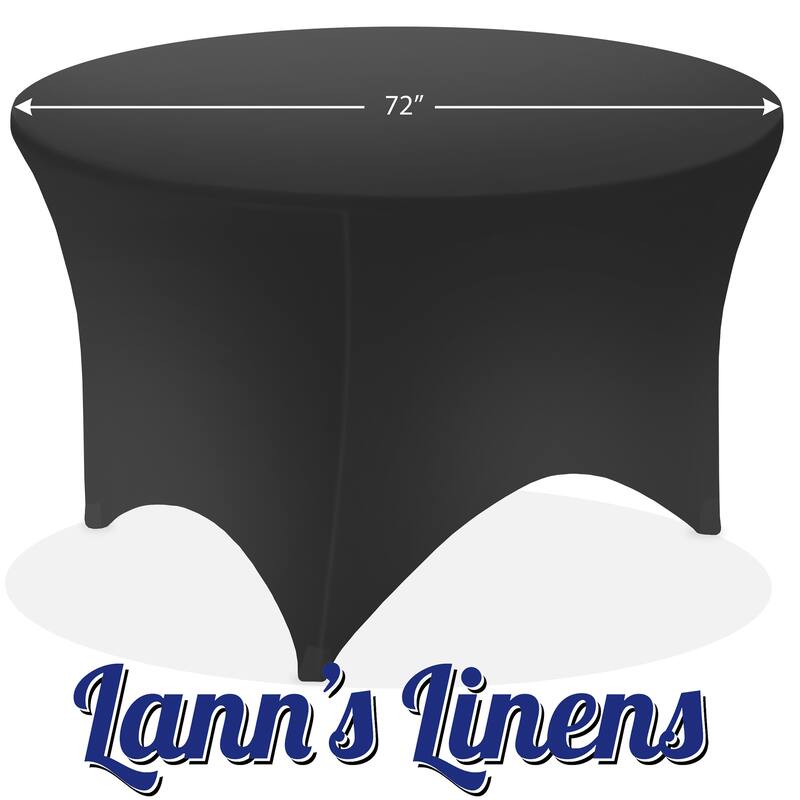 Round Spandex Tablecloth Stretch Fitted Table Cover