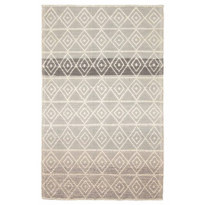 ECARPETGALLERY Braid weave Sienna Grey Wool Rug - 4'11 x 7'11 - Grey - 4'11 x 7'11