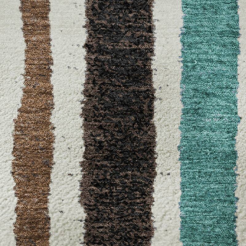 Premium Washable Super Soft Modern Stripe Mayfield Rug