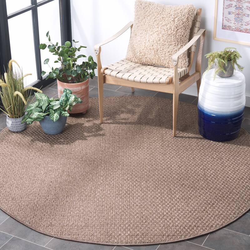 SAFAVIEH Sisal All-Weather Zhanat Transitional Indoor/Outdoor Rug
