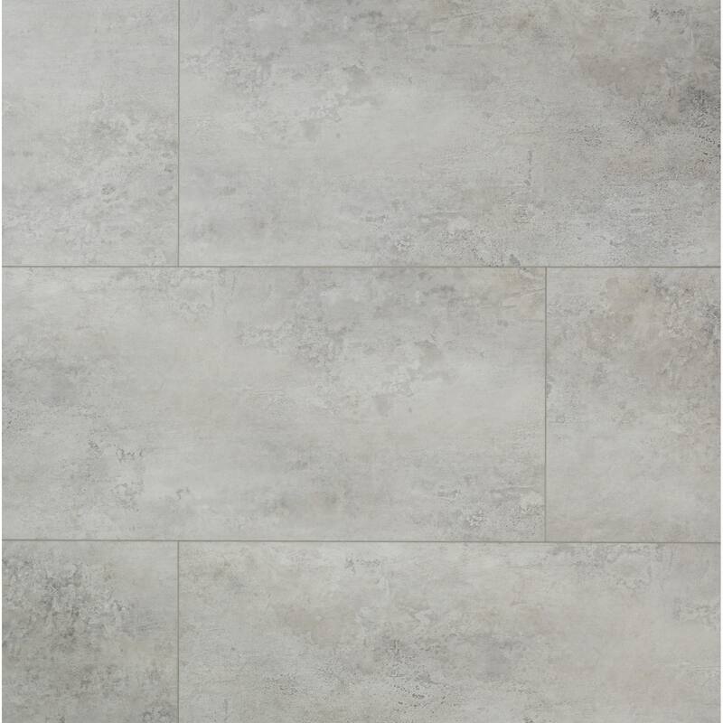 Ackland AKVRC18X36-5012-PL Tropez 18" x 36" Embossed Vinyl Flooring - Atlas Gray