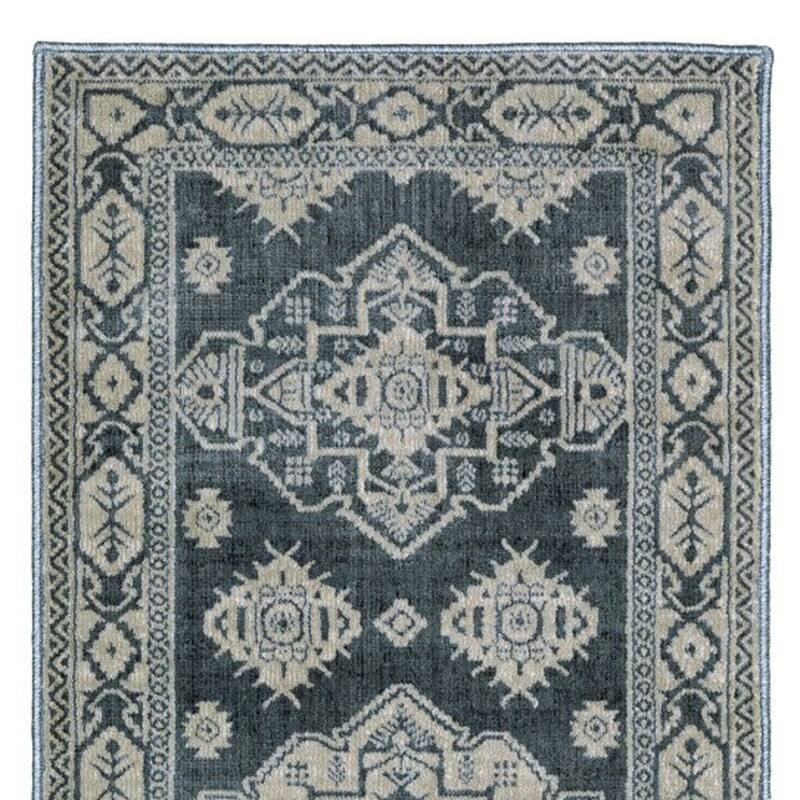 HomeRootsMedallion Traditional Rectangle Area Rug