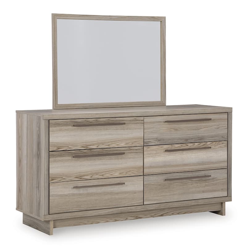 Signature Design by Ashley Hasbrick Tan Bedroom Mirror - 39"W x 2"D x 28"H