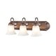 preview thumbnail 2 of 10, Millennium Lighting Cimmaron 3 Light Vanity Fixture in Multiple Finishes