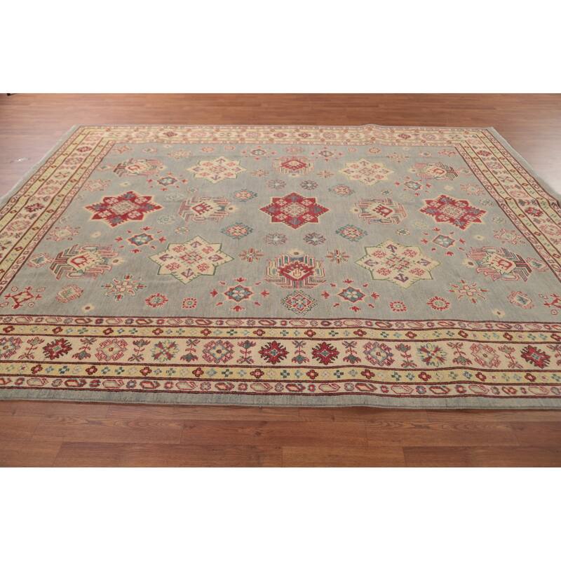Kazak Area Rug Handmade Wool Carpet - 8'2" x 10'3"